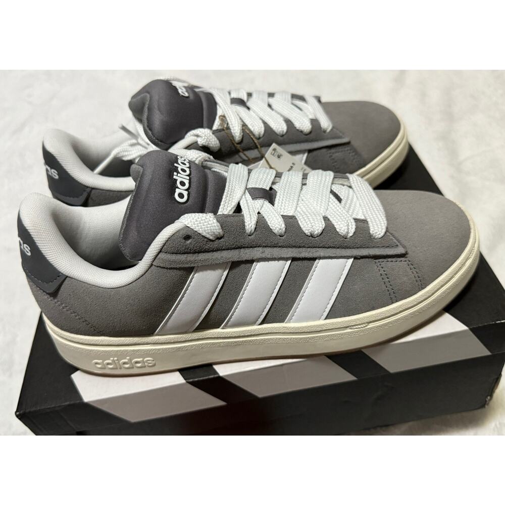 Adidas Grand Court Alpha 00s Shoes Gray JR0542 Mens Size 9 , Women Size 10